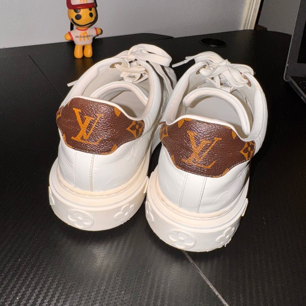 Louis Vuitton White Men's Shoes (time out sneaker)